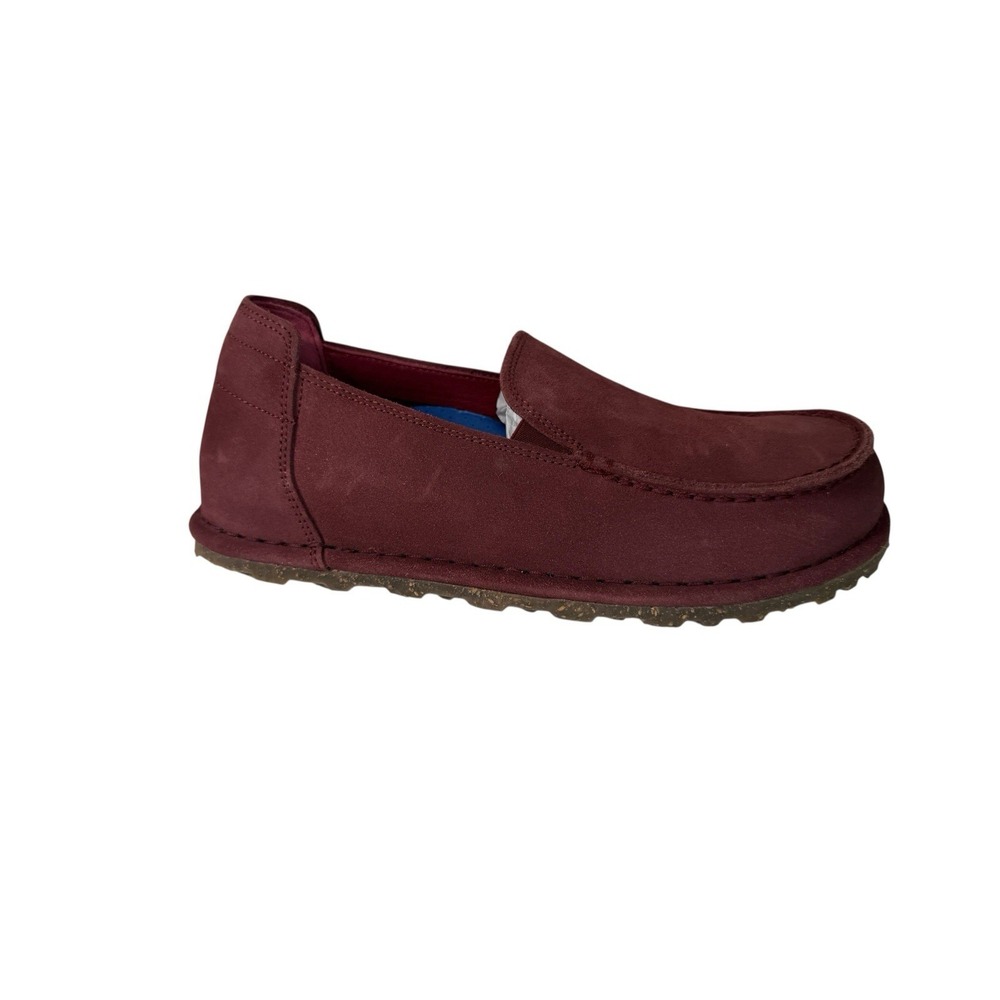 Birkenstock  Buckley Shearling Clogs Burgundy Women's Size 7 No Box